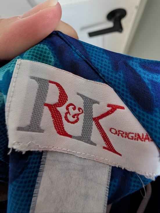 Vintage 90's Sleeveless Blue Floral Maxi Dress - Picture 2 of 7